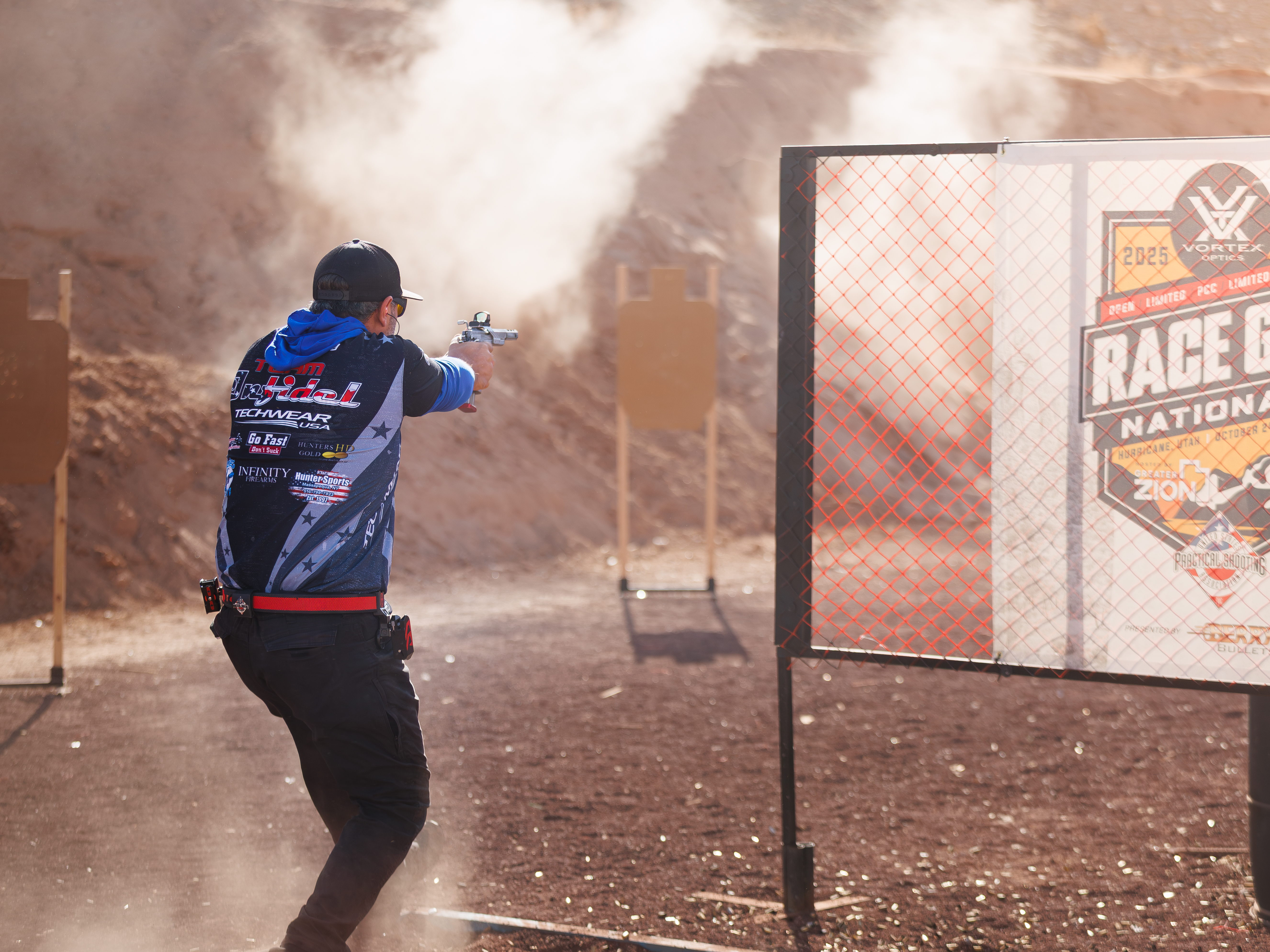 Anthony Mennella at the range